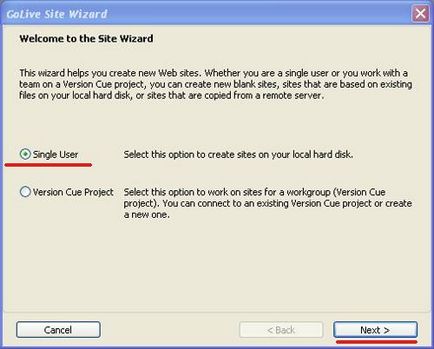 Adobe GoLive cs - construi un anumit site (site) Adobe GoLive cs - site-ul construi