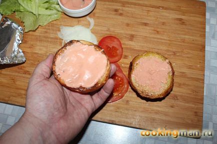 Cheeseburger - gătit pentru bărbați (cheeseburger) Cheeseburger - gătit pentru bărbați