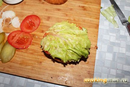 Cheeseburger - gătit pentru bărbați (acasă cheeseburger) Cheeseburger - gătit pentru bărbați