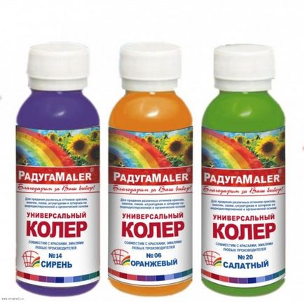 Ce este vopsea nuanțare, tabel de culori de amestec (nuanțare) Ce este vopsea nuanțare, tabelul de culori amestecare