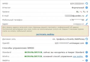 Ce este WMID în WebMoney și în cazul în care pentru a afla (afla) sa Ce este WMID în WebMoney și unde să-l găsiți
