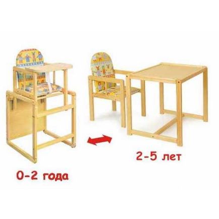 Pentru copii scaun de lemn ridicat cu mâinile, portalul de construcție
