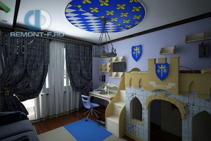 Design camera unui copil pentru un băiat (copil) Design camera unui copil pentru un băiat