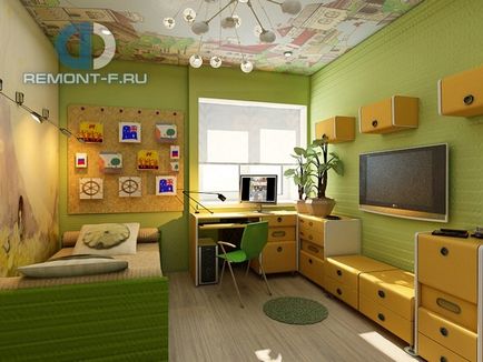 Design camera unui copil pentru un băiat (copil) Design camera unui copil pentru un băiat