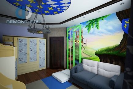 Design camera unui copil pentru un băiat (camera) Design camera unui copil pentru un băiat