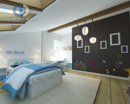 Design camera unui copil pentru un băiat (cameră pentru copii de proiectare pentru un băiat mp. M apartament 2017 fotografie adolescent idei moderne de proiect de design interior de reparații de fundație apartamente la cheie rk București) Design camera unui copil pentru un băiat