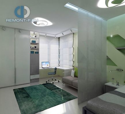 Design camera unui copil pentru un băiat (proiectare) Design camera unui copil pentru un băiat