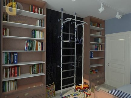 Design camera unui copil pentru un băiat (cameră pentru copii de proiectare pentru un băiat mp. M apartament 2017 fotografie adolescent idei moderne de proiect de design interior de reparații de fundație apartamente la cheie rk București) Design camera unui copil pentru un băiat