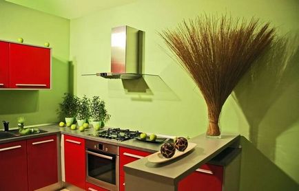 Proiectare bucătărie roșu 33 de idei și fotografii de interioare luminoase, mobilier, decor