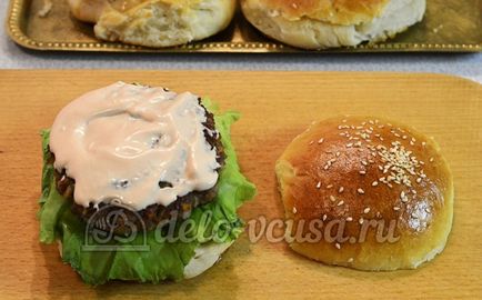 Homemade pas cu pas reteta cheeseburger (23 poze)