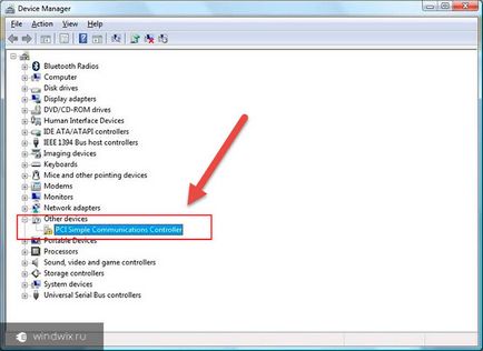 Dispozitiv pci-driver pentru Windows 7 - soluționare de probleme