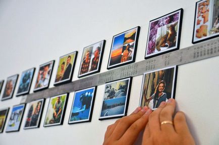 colaj foto pe perete, cu mâinile sale o clasă de master cu fotografii