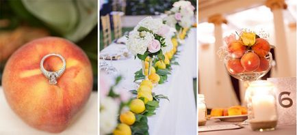 Scenariu de nunta de fructe, imaginea tinerilor și triumful ideilor de design, fotografii