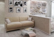 -Living dormitor 18 pătrate fotografii de design interior hol camera, aspect si design, combinate cu