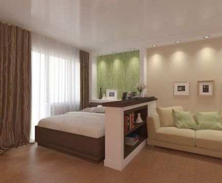 -Living dormitor 18 pătrate fotografii de design interior hol camera, aspect si design, combinate cu