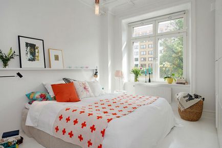 Idei repararea zonare dormitor mic, fotografie alegerea de design și aspect, bine conceput