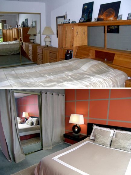 Interior unei case private înainte și după - 40 camere foto
