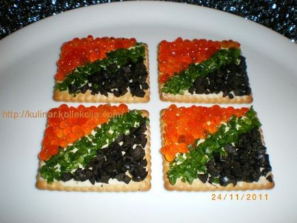 Cât de frumos și original Se servesc caviar