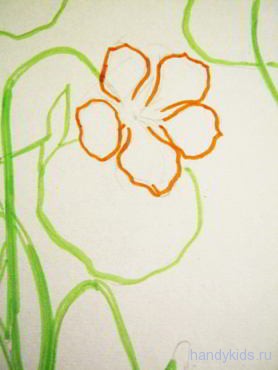 Cum de a desena o floare frumoasă în etape