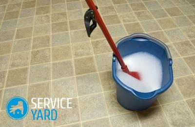 Cum să se spele murdăria de pe linoleum, serviceyard-confortul casei dvs. la îndemână