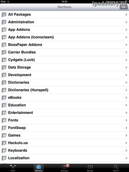 Cum să utilizați Cydia, totul despre iPad