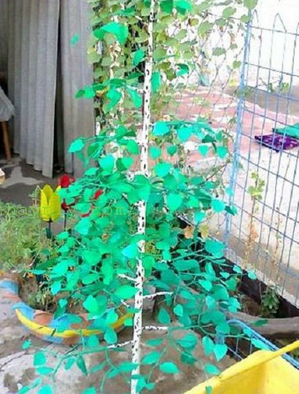 Cum sa faci un copac de sticle de plastic