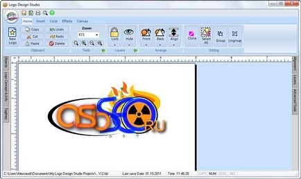 Cum sa faci un logo pentru un site web și servicii on-line pentru a crea un software de proiectare logo-ul