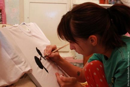 Cum sa faci un desen pe tricou culorile de pe textile - Masters Fair - manual, lucrate manual