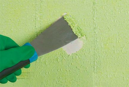 Cum de a elimina vopseaua de pe un perete de beton - o trecere în revistă a metodelor