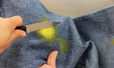 Cum de a aduce un loc de vopsea cu haine din primele 5 tipuri de poluare și mijloace
