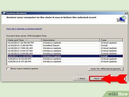 Cum de a rula un sistem de restaurare (drivere acel program) Cum de a rula Restaurare sistem