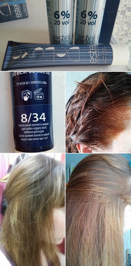Dye Estel Deluxe - instrucțiuni de utilizare, instrucțiuni, părul
