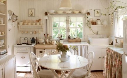 Bucataria din casa țară - proiectare (59 imagini) cu mâinile, sala de mese interior, manual, fotografice și