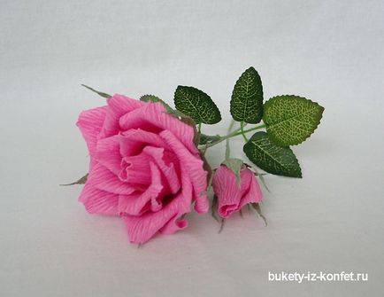 Rose de hârtie ondulat cu propriile sale mâini 50 fotografie modul de a face un trandafir