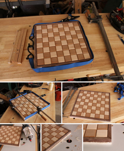 Chessboard Chessboard face propriile lor mâini (tabla de sah cu mâinile) Chessboard Chessboard face propriile lor mâini