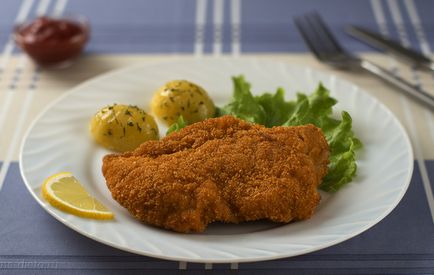 Șnițel de porc - un pas cu pas reteta cu fotografii, ne-dieta (carne de porc) Escalop de carne de porc - un pas cu pas reteta cu fotografii, ne-Dieta