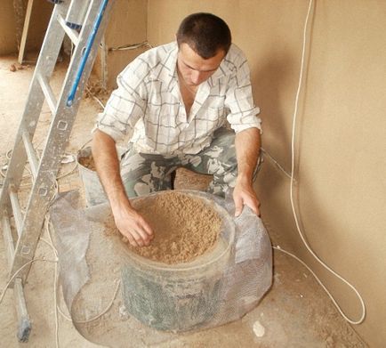 instrucțiune Ipsos argilă pas, portalul de construcție (utilizator) Zgura ipsos instrucțiuni pas cu pas, portalul de construcție