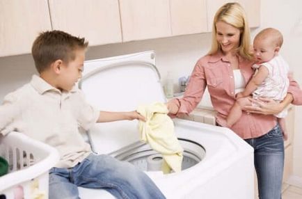 Mașină de spălat haine nou-născuți - sfaturi de la experți