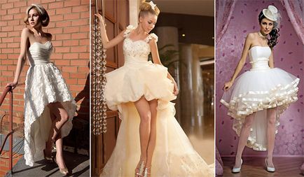 rochii de nunta de culoare sampanie 2017 modele populare cu fotografii