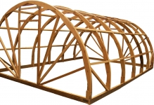 Cu efect de seră de lemn de lemn pentru a construi cu propriile lor mâini, un 50x50 și o diagramă detaliată a serei,
