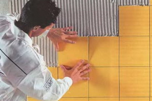 Tehnologia de placare pereților interiori cu plăci ceramice cu mâinile în stilul foto și finisare