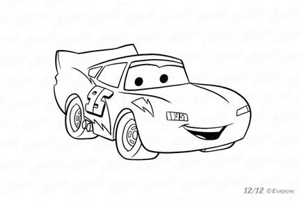 Aflați cum să atragă un fulger din desene animate Cars 2