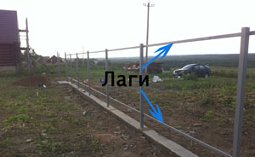 Setarea fundației pentru un gard, probleme de țară (mai mult) Stabilirea fundației pentru un gard, caz țară