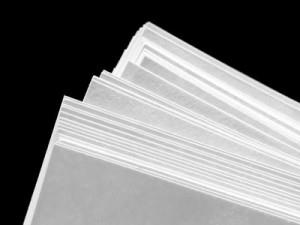 Forme și tipuri de hârtie, tipuri de foi de hârtie, unele tipuri de hârtie sunt
