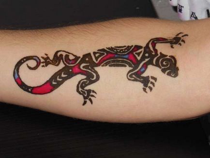 tatuaj temporar - face henna și fără acasă