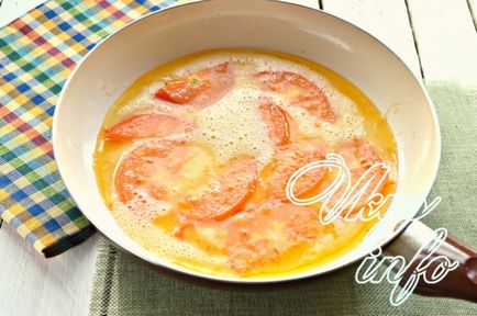 Omletă cu reteta rosii cu fotografie (tomate) Omletă cu reteta rosii cu o fotografie