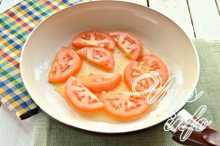 Omletă cu reteta rosii cu fotografie (tomate) Omletă cu reteta rosii cu o fotografie