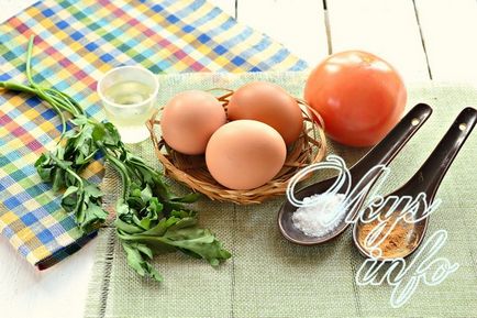 Omletă cu reteta rosii cu fotografie (tomate) Omletă cu reteta rosii cu o fotografie