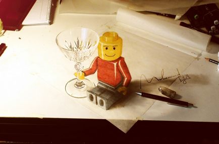 100 cele mai bune idei desene 3D pe hârtie cu un creion în fotografie