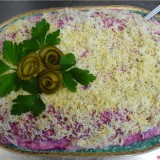 15 moduri de a decora salata - un hering sub o haină de blană - restaurant acasă